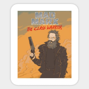 Mad Marx: The Class Warrior (print) Sticker